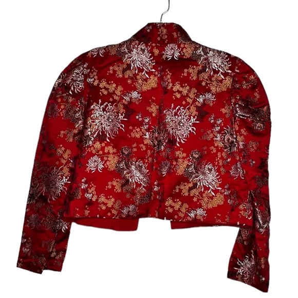 Vintage‎ Cropped Red Jacket - Picture 3 of 4